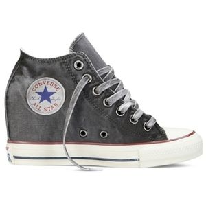 high heel wedge converse